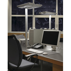 Grille basse luminance  pour lampadaire de bureau