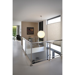 Rotoball e27, suspension, plastique blanc, e27, 60w max.