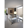 Rotoball e27, suspension, plastique blanc, e27, 60w max.