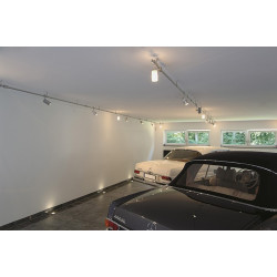 Easytec ii, gris argent, rail de 2 metres gris argent avec embouts
