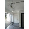 Easytec ii, gris argent, rail de 2 metres gris argent avec embouts
