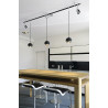 Easytec ii chrome/noir, light eye suspension es 111, noir mat