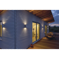 Theowall out, applique gris argent