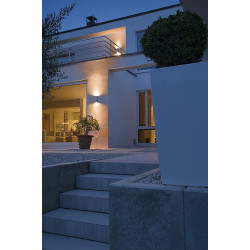 Theowall out, applique gris argent
