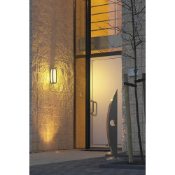 Meridian box, applique/plafonnier e27, gris anthracite