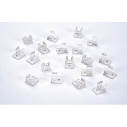 Clips pour ruban led superflux, 100 pces, ip55