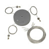 Kit de suspension gris argent pour medo pro 60