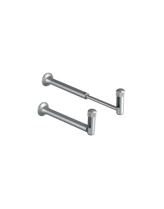 Fixation murale reglable 12,5 à 21 cm pour Linux light gris argent
