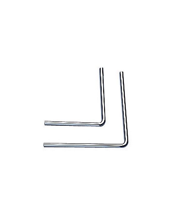 Angle 90° exterieur Wave chrome