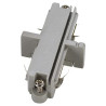 Rail 1 allumage, connecteur en ligne elec gris argent