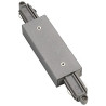 Rail 1 allumage, connecteur en ligne elec + alim gris argent