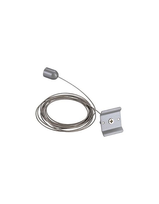 Rail 1 allumage, embouts 2 pieces gris argent