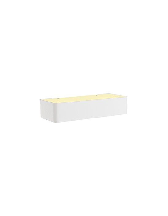 APPLIQUE CARREE WL 149 R7s, BLANC MAT, 78mm, max. 60W