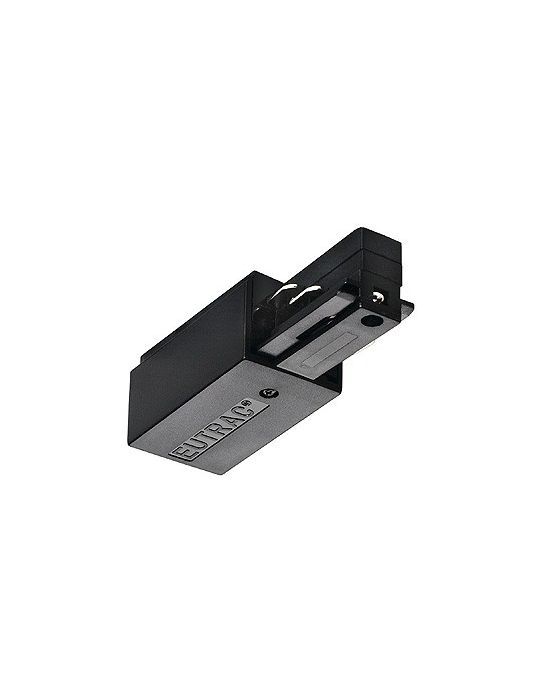 Rail 3 allumages eutrac, alimentation 2 terre droite, noire