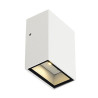 APPLIQUE CARREE QUAD 1 BLANCHE, LED BLANC CHAUD 1x3W