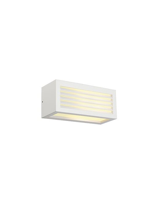 APPLIQUE CARREE BOX-L E27 BLANCHE, E27, max. 18W