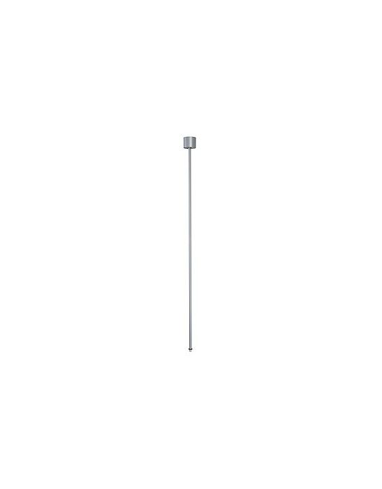 Rail 3 allumages eutrac suspension rigide, 120 cm gris argent