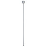 Rail 3 allumages eutrac suspension rigide, 120 cm gris argent