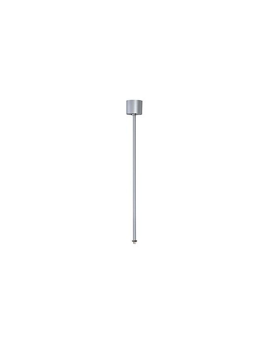Rail 3 allumages eutrac suspension rigide, 60 cm gris argent