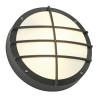 Bulan grille, applique ronde, anthracite, e27, 2x40w max