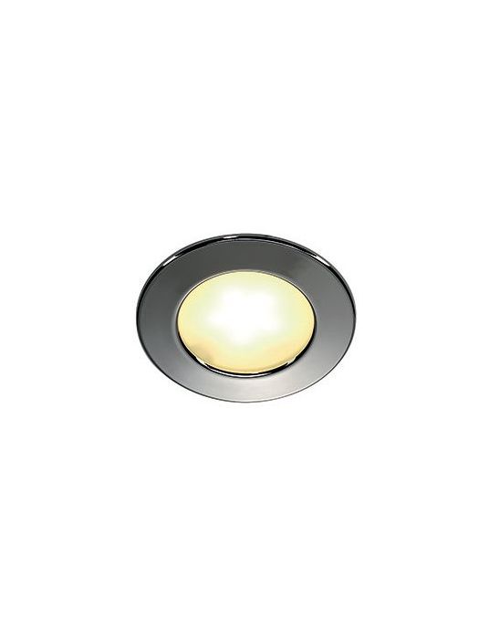 Encastré rond chrome DL 126 LED, 3W LED, blanc chaud, 12V