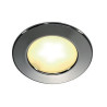 Encastré rond chrome DL 126 LED, 3W LED, blanc chaud, 12V