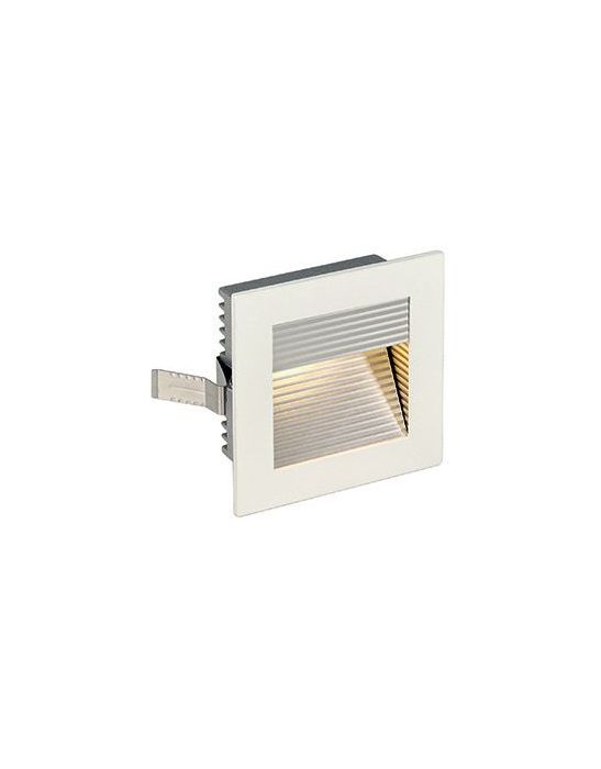 FRAME CURVE LED, encastré carré blanc mat, LED blanc chaud