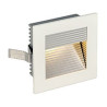 FRAME CURVE LED, encastré carré blanc mat, LED blanc chaud