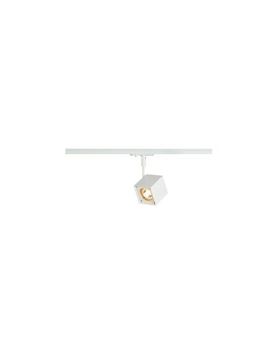 Spot carré blanc ALTRA DICE, GU10 avec adaptateur 1 allumage inclus