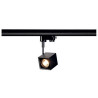 Spot carré ALTRA DICE noir, GU10, max. 50W, adaptateur 3 allumages inclus
