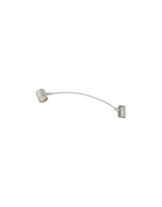 SPOT NEW MYRA DISPLAY COURBE gris argent, GU10