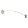 SPOT NEW MYRA DISPLAY COURBE gris argent, GU10