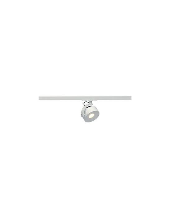 spot KALU TRACK LEDDISK blanc, 3000K, adaptateur 3 allumages inclus