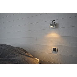 Spot Inda noir gu10 en 230v