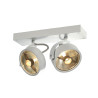 PLAFONNIER SLV KALU 2 BLANC, 2x75W MAX, ES111