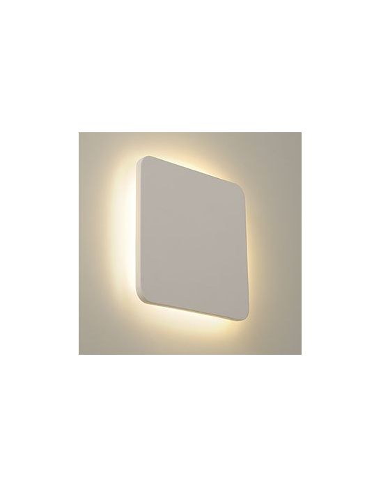 Applique carré en plâtre blanc SLV PLASTRA SQUARE 48 LED