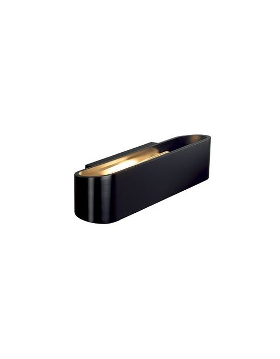 Applique OVALE OSSA NOIR MAT UP&DOWN R7s, max. 120W