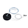 Kit de suspension pour MEDO LED noir, 5 filins