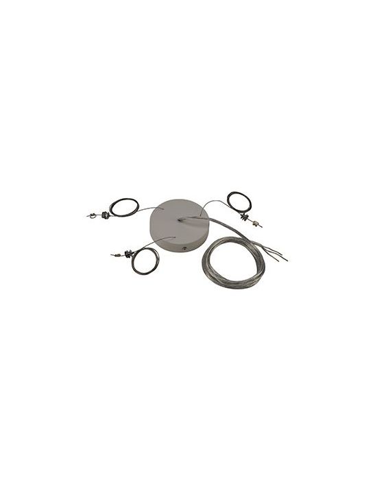 Kit de suspension pour MEDO LED, gris argent, 5 filins