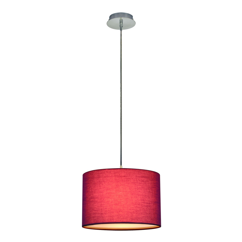 Abat-jour bordeaux FENDA textile