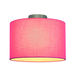 Abat-jour rose FENDA textile
