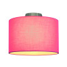 Abat-jour rose FENDA textile